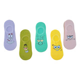 Medias Baleta De Bob Esponja Pastel Set X 5