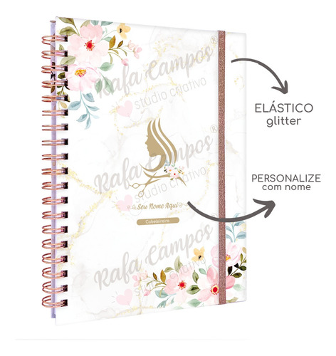 Caderno Personalizado Médio 80fls 1matéria Capa Profissões