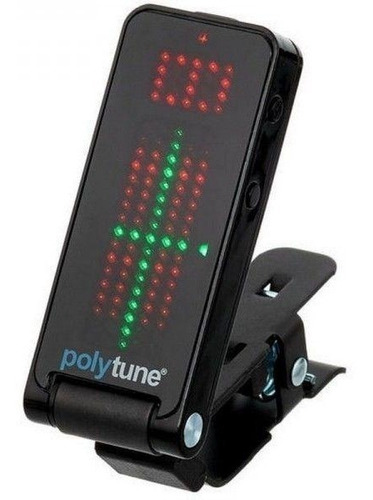 Tc Electronic Polytune Clip Afinador Negro Guitarra Bajo