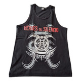 Playera Heroes Del Silencio Sin Manga Musculosa Rock