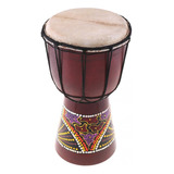 Tambor Africano Instrumento Tradicional Musical De Madera Ma