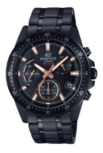 Reloj Casio Edifice Efv-540dc-1b  100m Crono Agente Oficial