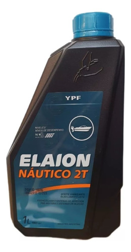 Aceite Nautico Elaion 2t Semisintetico Lubricante Tc-w3