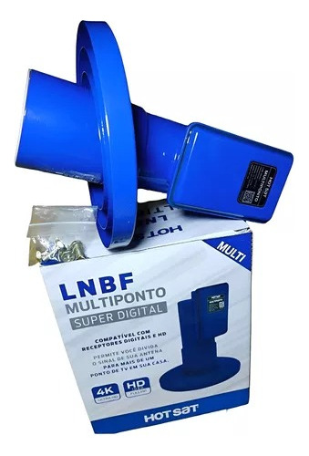 Lnbf Multiponto Banda C Lnb Hot Sat / Ultra Hd 1080p