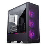 Phanteks Ph-ec360atg_dbk02 Eclipse G360a Malla De Rendimiento Ultrafina, Carcasa De Juegos De Torre Media, Vidrio Templado, Iluminación Digital Rgb, Negro