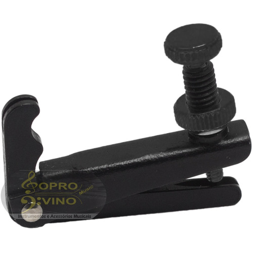 Micro Afinador Fixo Preto Standard Violino Deut