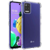 Funda Tpu Transparente Para LG K42 K52 K62 + Vidrio Full 6d