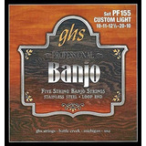 Ghs 5-string Banjo Loopend Custom Lite 10-20 Pf155