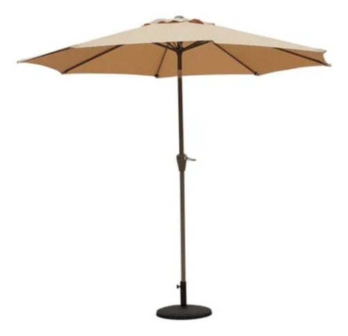 Parasol De 3 Mtrs De Diámetro Color Azul Navy + Base De 12kg