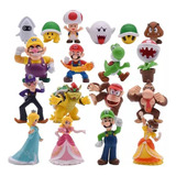 Super Mario Bros Set 18 Figuras De Colección