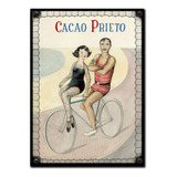 #340 - Cuadro Vintage 21 X 29 Cm / Bicicleta Antigua Cartel