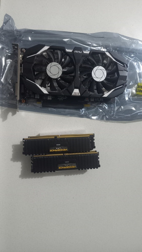 Tarjeta De Video Gtx 1050 4g Oc  Mas 32 Ram Ddr4