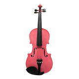 Violin Pearl River Mv005pk Con Arco Y Estuche 4/4 Rosa