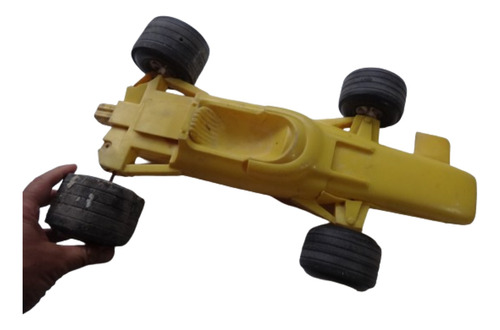 Antiguo Auto Carrera Monposto Plástico Marca Fati Grande F1