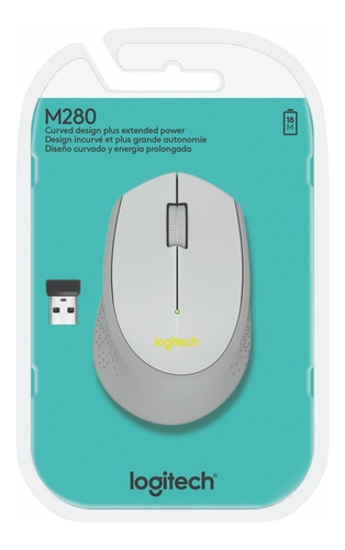 Mouse Inalámbrico M280 Logitech Color Plateado