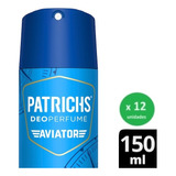 Pack Desodorante Patrichs 150ml X 12unidades - Dh Tienda