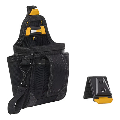 Bolsa Portaherramienta 9 Bolsillos + Clip Toughbuilt Liniero Negro | Envío gratis
