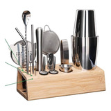 Bartender Kit Para Bar 16 Uni Utencilios Coctel