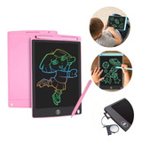 Lousa Magica Infantil Digital Lcd Tablet 12 Polegadas Cor Rosa-chiclete