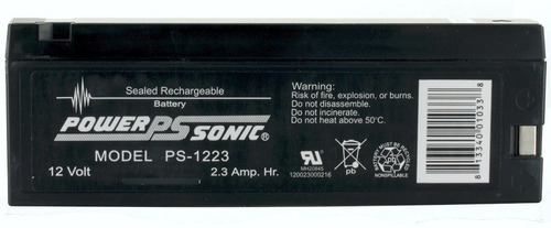 Batería Recargable Powersonic Ps-1223 12v 2.3ah (presión)