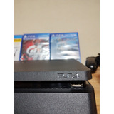 Sony Playstation 4 Slim - Ps4 Slim + 2joystick + 3 Juegos