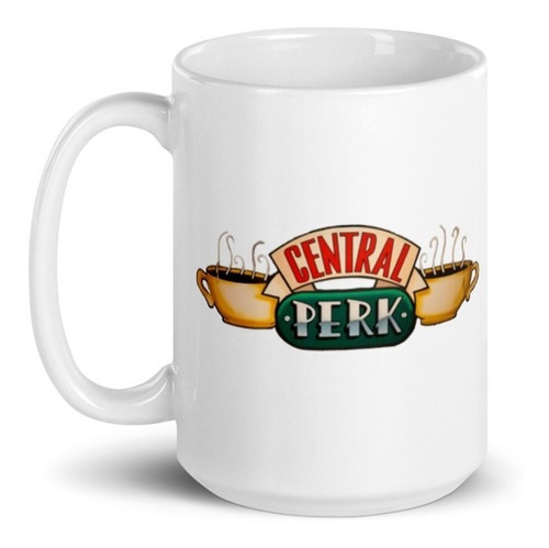 Taza Grande 15oz Central Perk Friends Nombre Personalizable