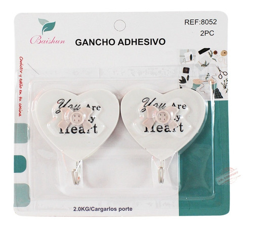 Ganchos Adhesivos Decoracion Hogar Cute Multiusos 8054