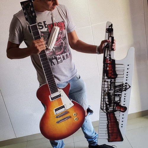 Cuadro Moderno Replica Guitarra Gibson Les Paul