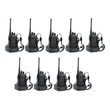 Radios De Comunicaciones Combo X9 Und. Con Accesorios 888s