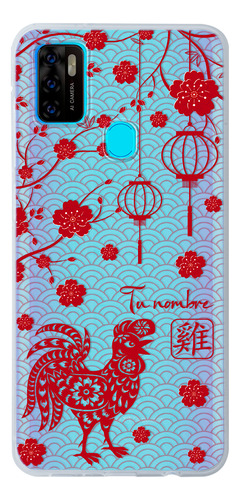 Funda Para Zte Horóscopo Chino Gallo Con Tu Nombre