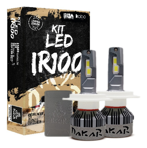 Kit Cree Led Super Canbus New Irx Dakar Oficial 12v 60000lum