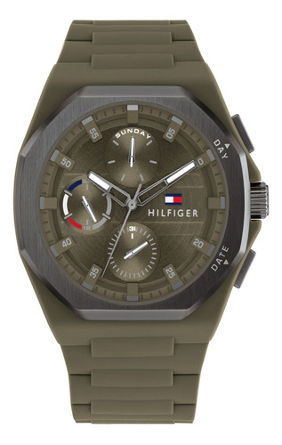 Reloj Para Hombre Tommy Hilfiger Neo 1792121 Verde