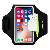 Brazalete Running Porta Smartphone Hasta 6.5  - Negro 