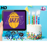 Vídeo Invitación Cumpleaños Lakers Los Angeles Efectos 3d Hd