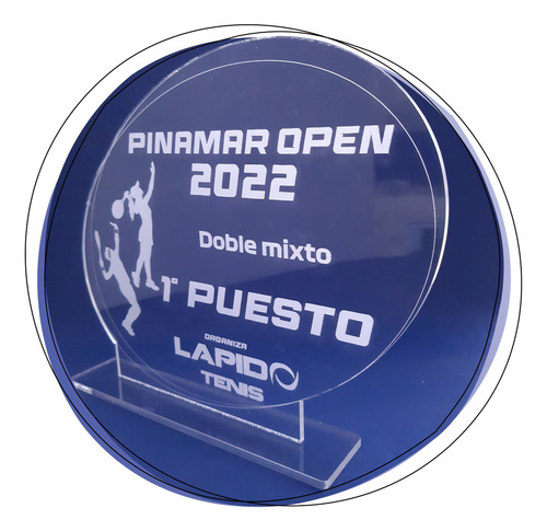 Trofeo De Acrilico 20x15cm Premios, Plaquetas + Urgencia