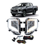 Faro Niebla Drl Mitsubishi L200 2020 2021 2022 2023