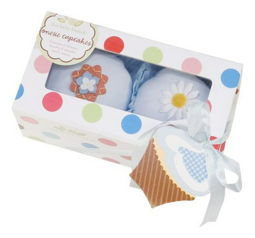 El Baby Bunch Cupcakes Box Of Two - Azul, 0-6 Meses