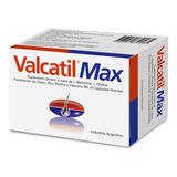 Valcatil Max 60 Cápsulas Blandas Caida Del Cabello Vitam B6