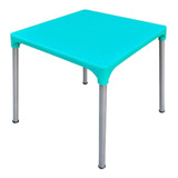 Mesa De Comedor Bar Heladería Plástico Gris Exterior - Lupe