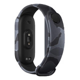 Pulsera Camuflada Para Mi Band 5 / 6 / 7