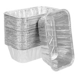 Moldes De Aluminio Para Hornear, Caja De Aluminio, 30 Unidad