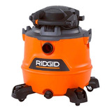 Aspiradora De Tacho Ridgid Wd1640  Naranja Y Negra 120v 60hz