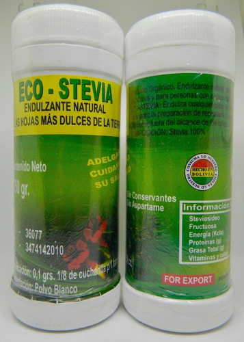 2 Stevia De 250 Grs + Envío Gratis 