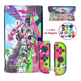 Funda Case Protectora Para Nintendo Switch Oled + Thumbs 20