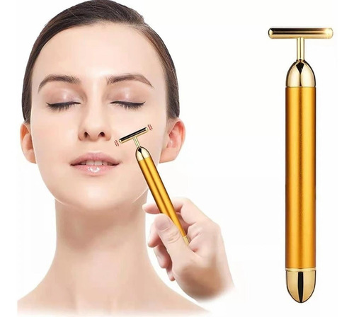 Masajeador Facial Energy Beauty Bar - Arrugas - Ojos Oro 24k