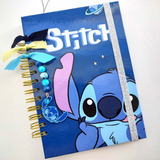 Stitch Libreta Diario Bullet A5 Personalizado C/nombre