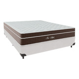 Cama + Box Viúva Branca New Aspen Frete Grátis 128x188