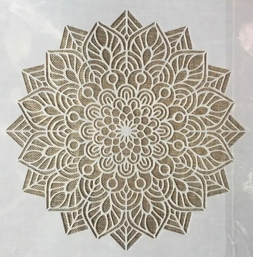 Plantilla Stencil Mandala 30x30