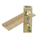 Esterilla Plana Individual Para Sushi Bambu 24 Cm