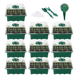 Kit De 10 Bandejas De Semillas Para Germinación De Plantas C